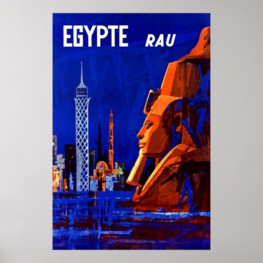 Egypte ~ Pharaoh Ramses Poster (Voorkant)
