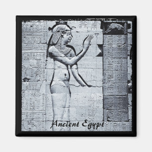 Egypte, Philae Temple, Hieroglyphs (Fridge Magnet) Magneet