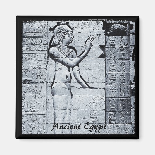 Egypte, Philae Temple, Hieroglyphs (Fridge Magnet) Magneet (Voorkant)