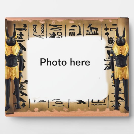 Egypte Plaque Fotoplaat (Voorkant)