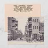  Egypte, Port Said, Arabische stad Briefkaart (Voorkant / Achterkant)