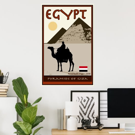 Egypte Poster (Thuiskantoor)