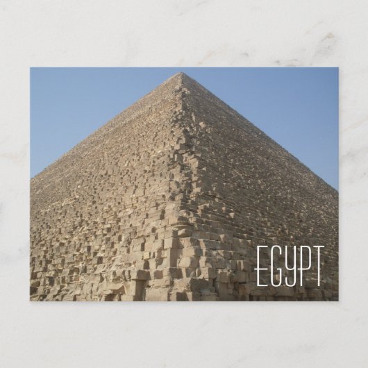 Egypte Pyramide-Briefkaart Briefkaart (Voorkant)
