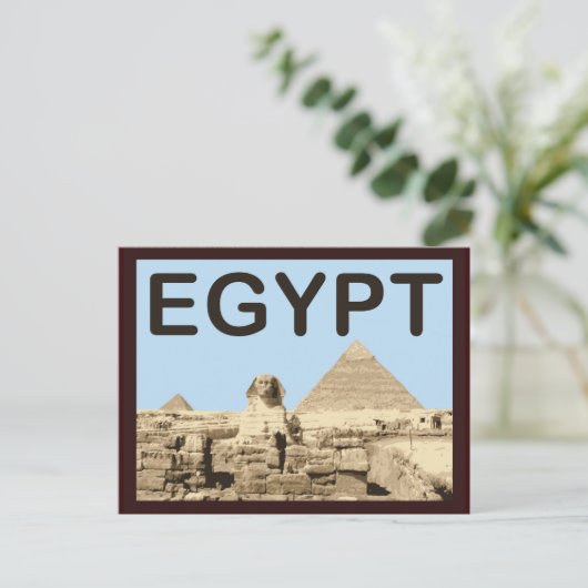 Egypte Pyramide van Khafre Briefkaart (Staand voorkant)