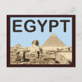 Egypte Pyramide van Khafre Briefkaart (Voorkant)
