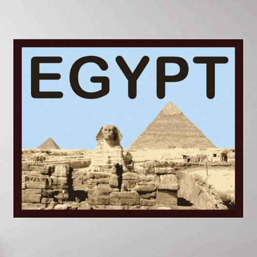Egypte Pyramide van Khafre Poster (Voorkant)