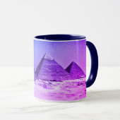 Egypte - Pyramiden, oude Caïro koffie/thee Mok (Voorkant rechts)