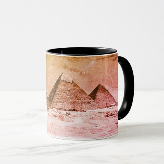 Egypte - Pyramiden, oude Caïro  koffie/thee Mok (Voorkant rechts)