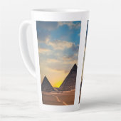 Egypte Pyramides Latte Mok (Linkerhoek)