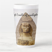 Egypte Pyramides Latte Mok (Voorkant)