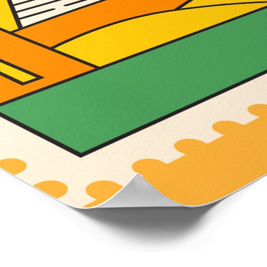 Egypte Pyramides Poster (Hoek)