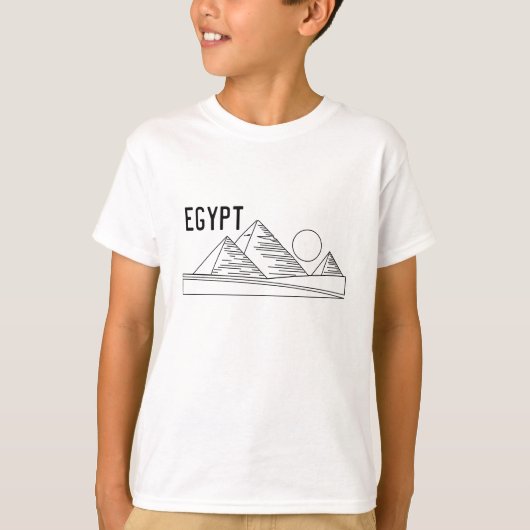 Egypte Pyramides T-shirt (Voorkant)