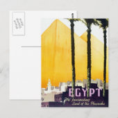  Egypte Pyramids Revel Briefkaart (Voorkant / Achterkant)