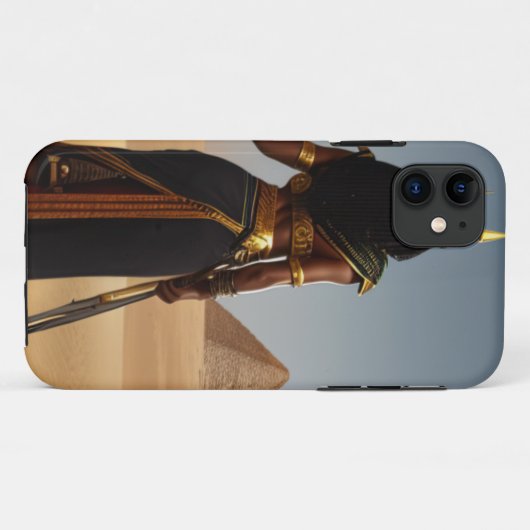 Egypte Queens CaseMate ToughApple 1 iPhoneCase Case-Mate iPhone Case (Achterkant (horizontaal))