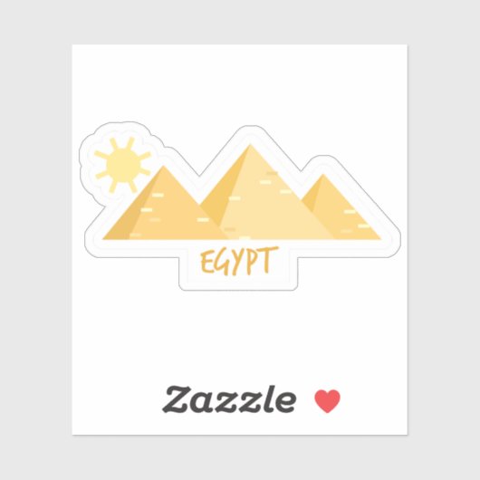 Egypte Reis Vinyl Sticker (Vel)