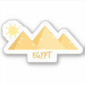 Egypte Reis Vinyl Sticker (Voorkant)