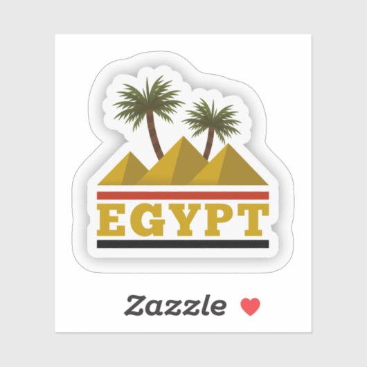 Egypte Reis Vinyl Sticker (Vel)