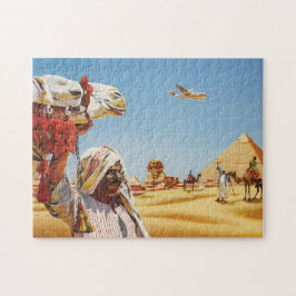  Egypte Reisposter, Piramide, Sfinx Legpuzzel