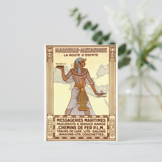  Egypte Reizen Briefkaart (Staand voorkant)