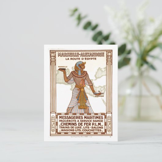  Egypte Reizen Briefkaart (Staand voorkant)