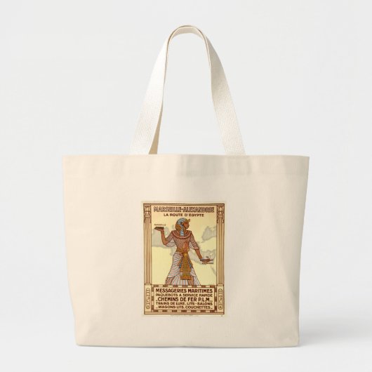 Egypte Reizen Grote Tote Bag (Voorkant)
