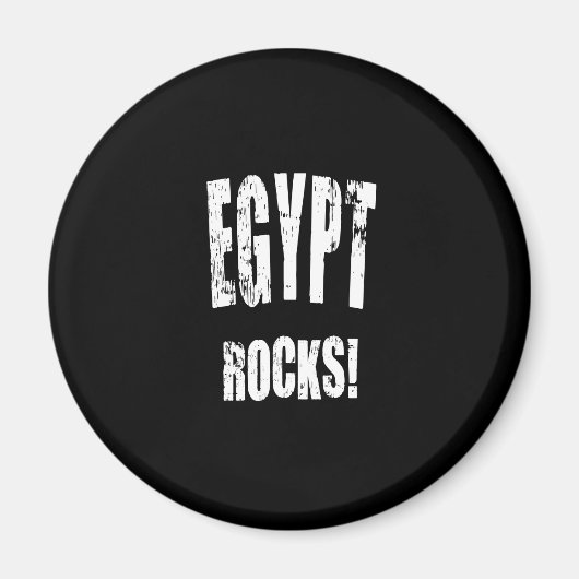 Egypte Rocks! Magneet (Voorkant)
