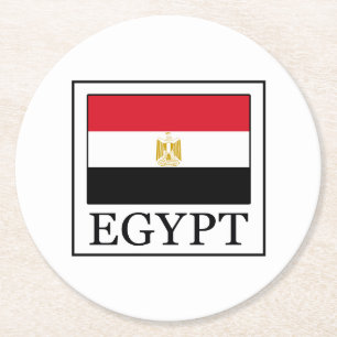 Egypte Ronde Kartonnen Onderzetter