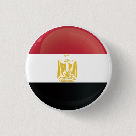 Egypte Ronde pictogramvlag Button 3,2 Cm (Voorkant)