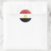 Egypte Ronde pictogramvlag Ronde Sticker (Tas)