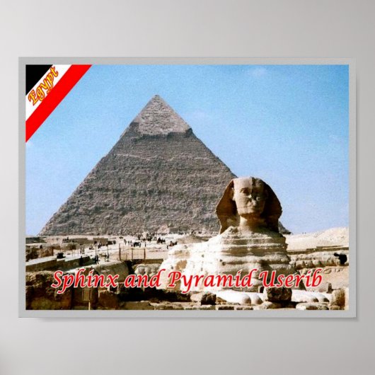 Egypte - Rood Zee - De Grote Sfinx - Poster (Voorkant)