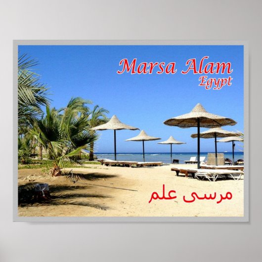 Egypte - Rood Zee - Marsa Alam - Poster (Voorkant)
