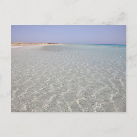 Egypte, rood Zee, Marsa Alam, Sharm El Luli, stran Briefkaart (Voorkant)