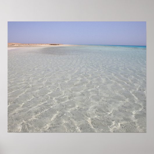 Egypte, rood Zee, Marsa Alam, Sharm El Luli, stran Poster (Voorkant)