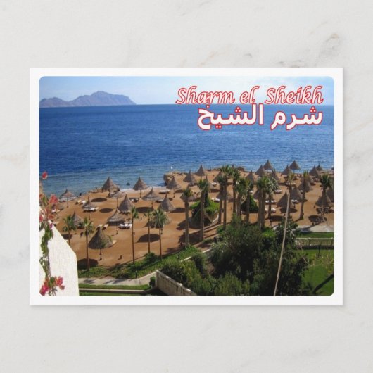Egypte - Rood Zee - Sharm el Sheikh - Briefkaart (Voorkant)