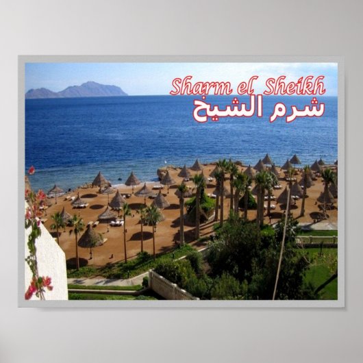 Egypte - Rood Zee - Sharm el Sheikh - Poster (Voorkant)