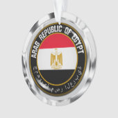 Egypte Round Emblem Ornament (voorkant)