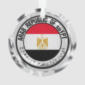 Egypte Round Emblem Ornament (achterkant)