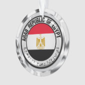 Egypte Round Emblem Ornament (voorkant)