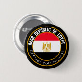 Egypte Round Emblem Ronde Button 5,7 Cm (Voorkant /achterkant)