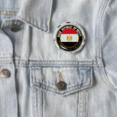 Egypte Round Emblem Ronde Button 5,7 Cm (In situ)