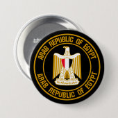 Egypte Round Emblem Ronde Button 7,6 Cm (Voorkant /achterkant)