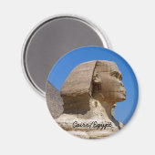Egypte, Sfinx, het oude Caïro II (magneet) Magneet (Voorkant / Achterkant)