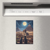 Egypte Sfinx Piramides van Gizeh Katten Magneet (Insitu (Vaatwasser))