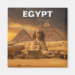 Egypte Sfinx Piramides van Gizeh Magneet