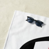 EGYPTE Shades aangepaste tekst strand handdoek (In situ)