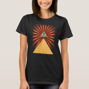 Egypte - Souvenir-piramide van Giza en het enige d T-shirt