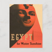  Egypte Sphinx Briefkaart (Voorkant)