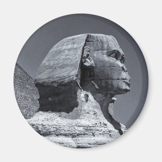 Egypte, Sphinx, Oude Caïro (Magnet) Magneet (Voorkant)