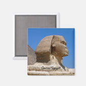 Egypte & Sphinx, Pyramiden, Oude Caïro Magnet (Voorkant / Achterkant)