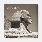 Egypte & Sphinx, Pyramiden, Oude Caïro Magnet (Voorkant)